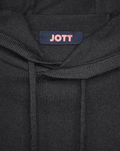 Pull capuche en maille Noir Auguste