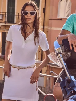 Robe polo Blanc Blondie