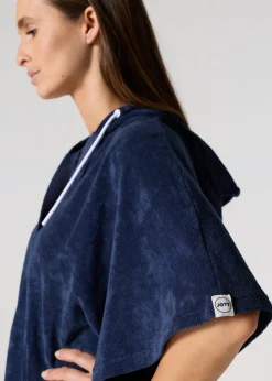 Robe éponge à capuche Marine Pearl