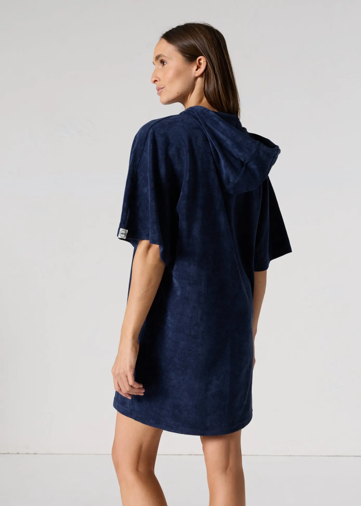 Robe éponge à capuche Marine Pearl