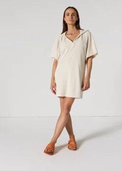 Robe éponge à capuche Naturel Pearl