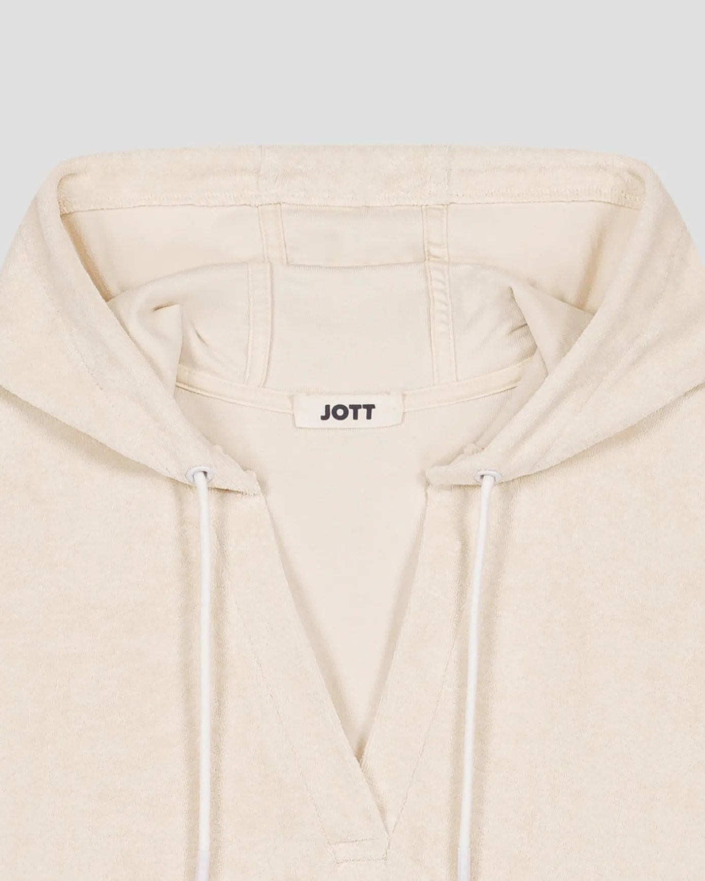 Robe éponge à capuche Naturel Pearl