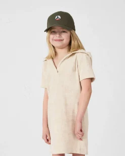 Robe éponge à capuche Sable enfant Flamingo