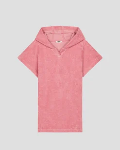 Robe éponge enfant à capuche Pink antique Isla