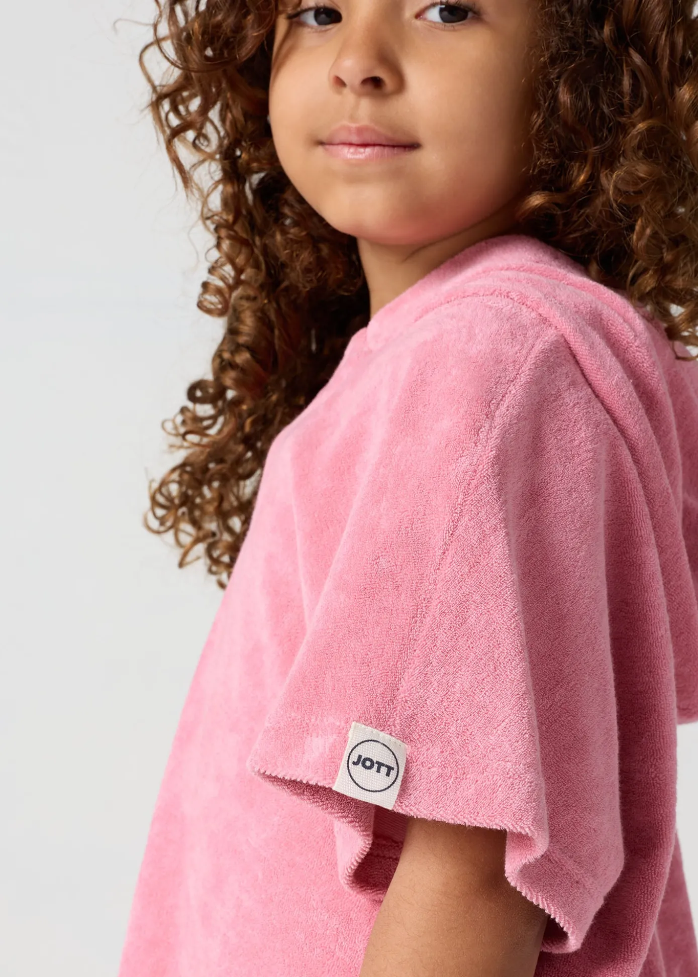 Robe éponge enfant à capuche Pink antique Isla
