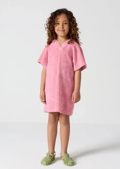 Robe éponge enfant à capuche Pink antique Isla