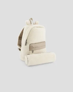 Sac à dos + trousse sherpa Naturel Pupil sherpa