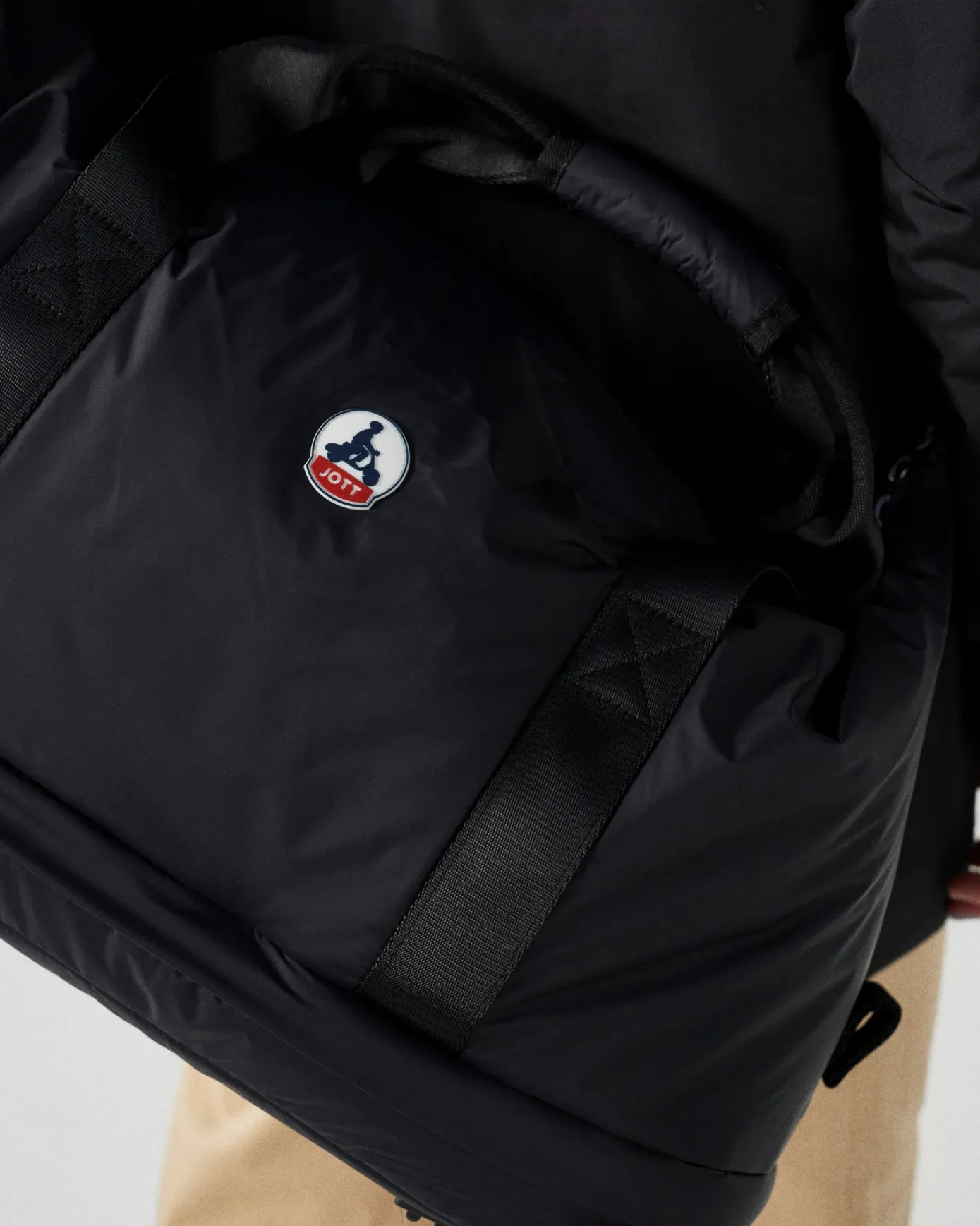 Sac week-end évolutif imperméable Noir Tarmac