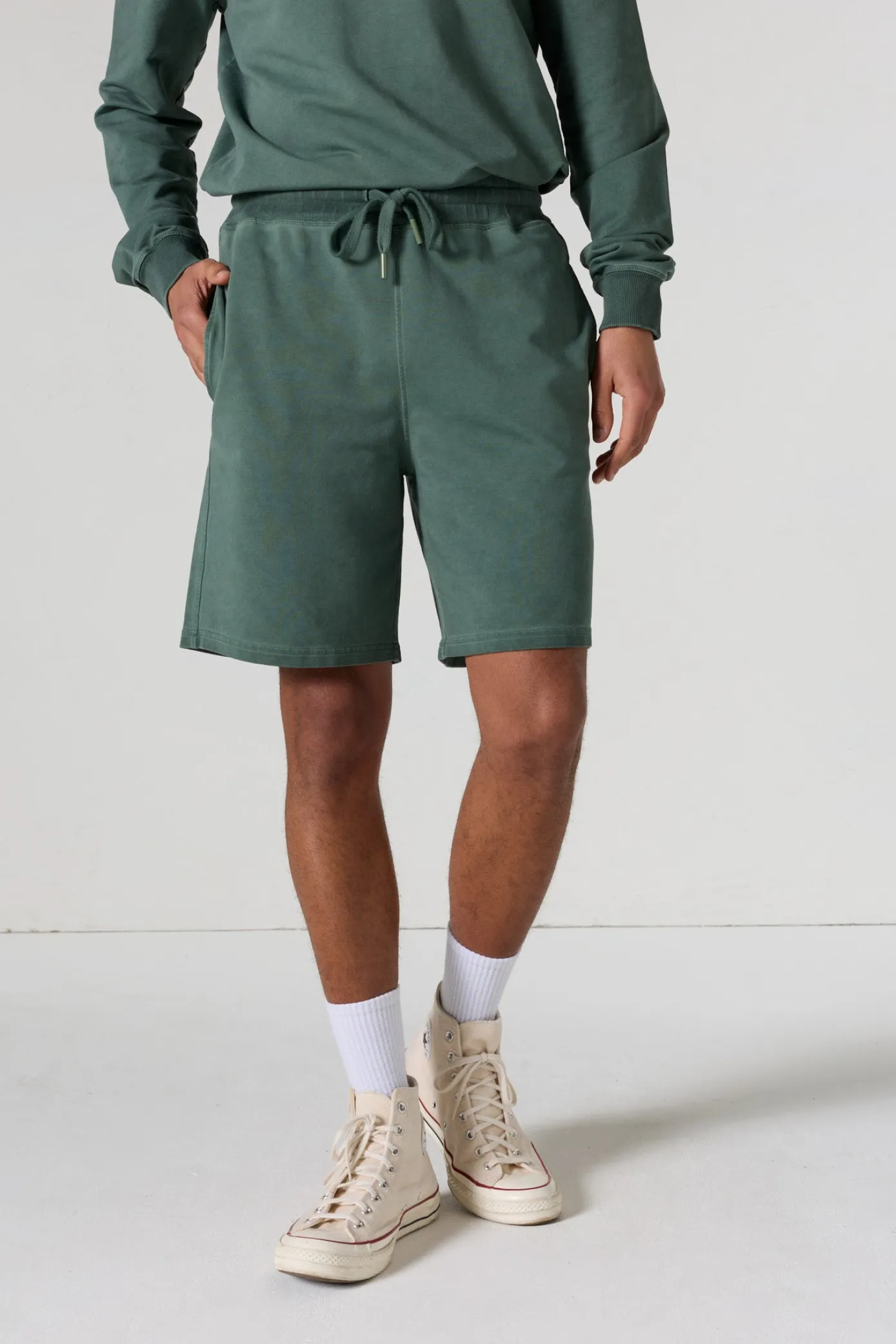 Short en molleton Vert sauge Levon