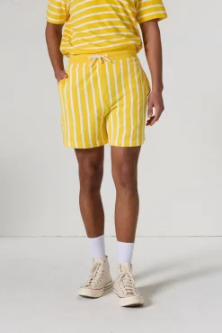 Short éponge Jaune abeille rayé Jet stripe