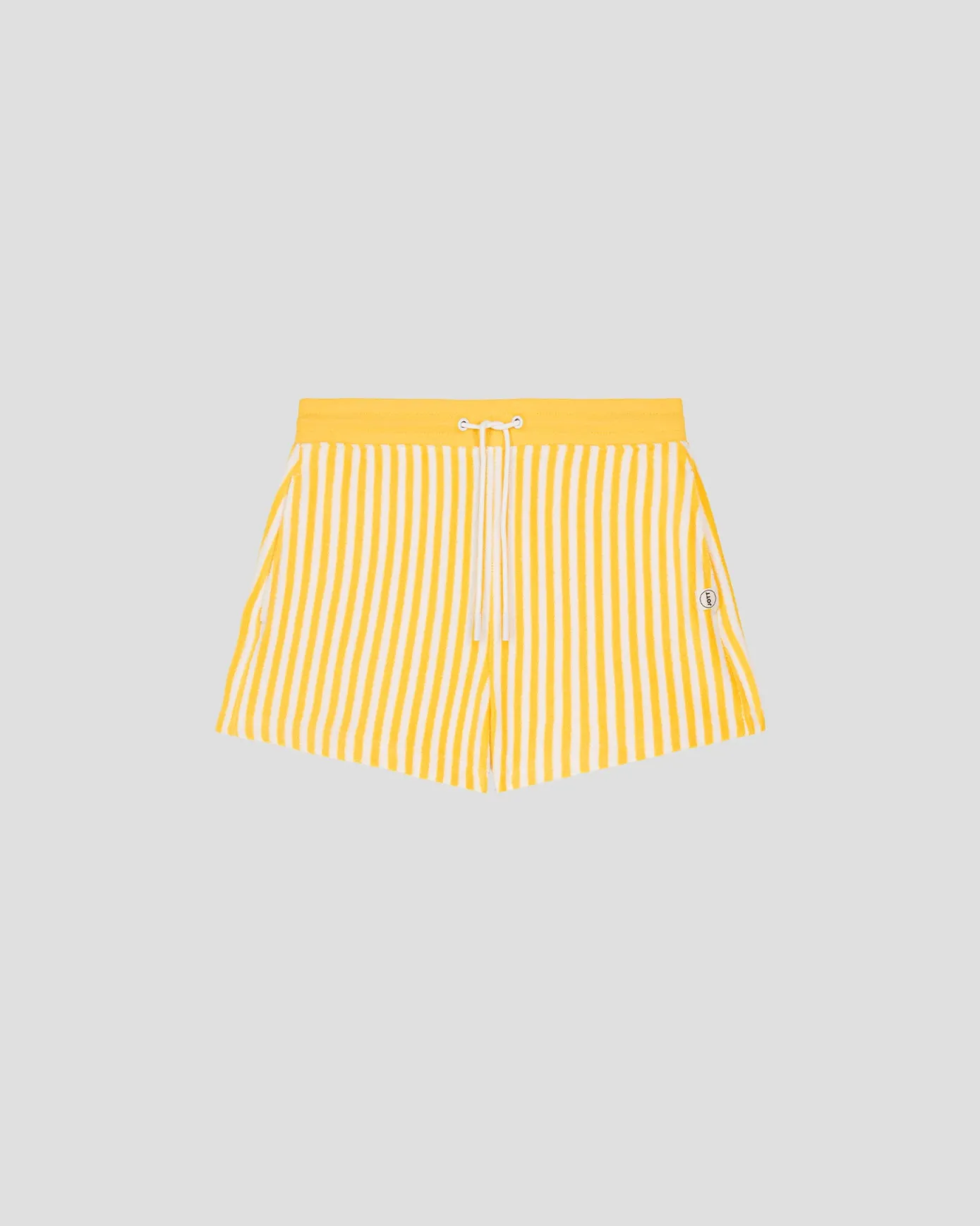 Short éponge Jaune abeille rayé Tampa stripe