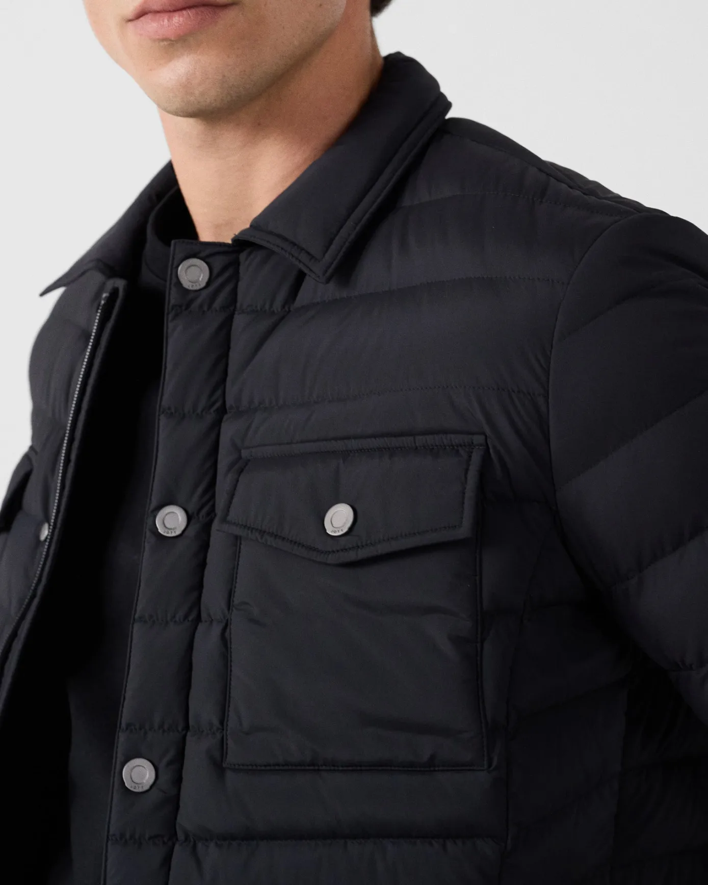 Surchemise Noir Cliff