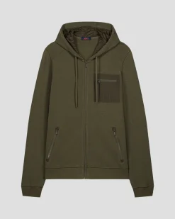 Sweat bimatière col rond Army Alphonse