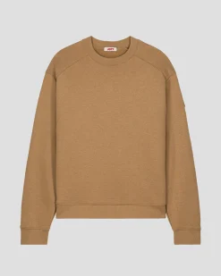 Sweat bimatière col rond Fauve Alphonse