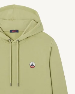 Sweat à capuche en coton biologique Lichen Mataro
