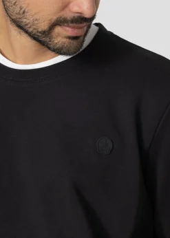 Sweat col rond Noir Lattre