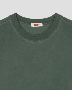 Sweat col rond Vert sauge Sevan