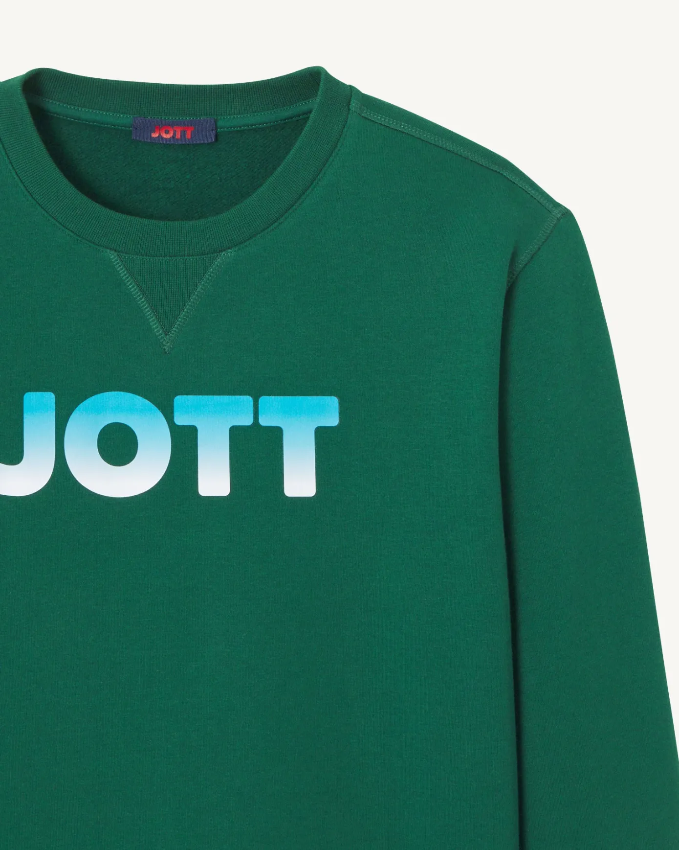 Sweat en coton biologique Vert foncé Braga