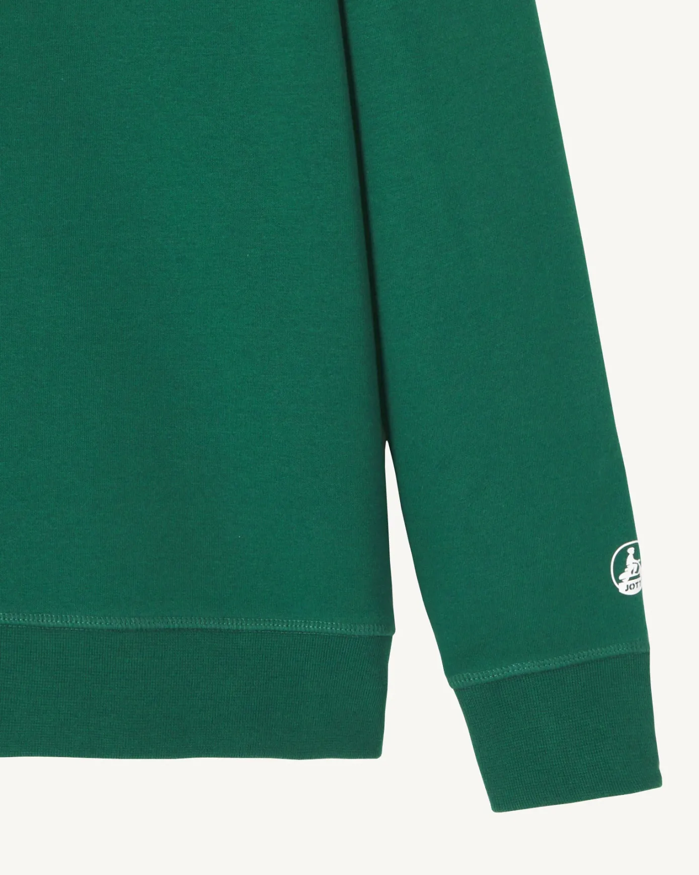 Sweat en coton biologique Vert foncé Elvas