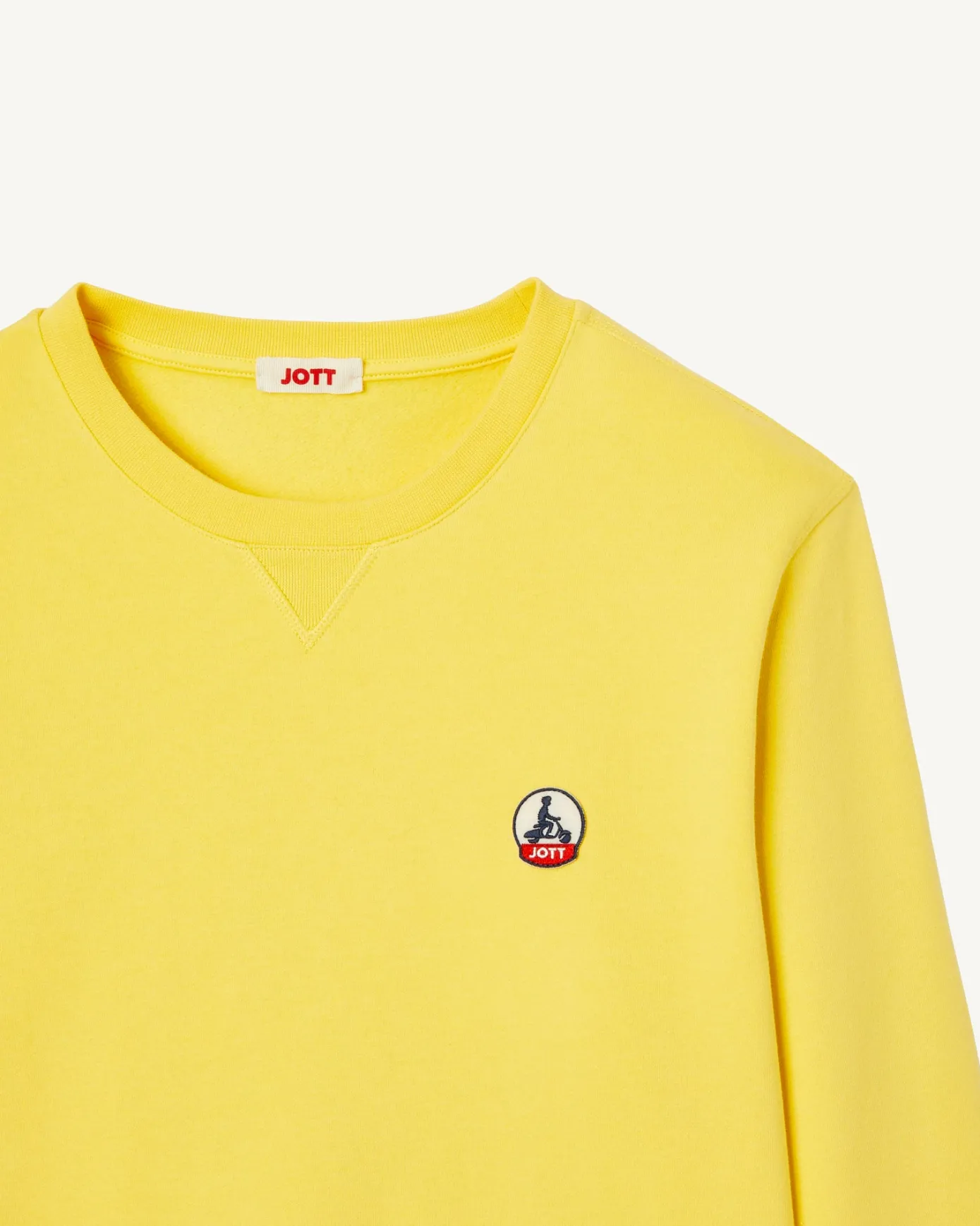 Sweat homme en coton biologique Jaune clair Braga