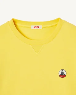 Sweat homme en coton biologique Jaune clair Braga