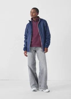 Sweatshirt demi-zippé Cerise noire Line