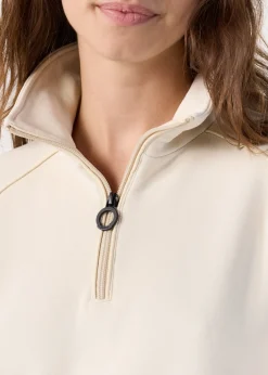 Sweatshirt demi-zippé Naturel Line
