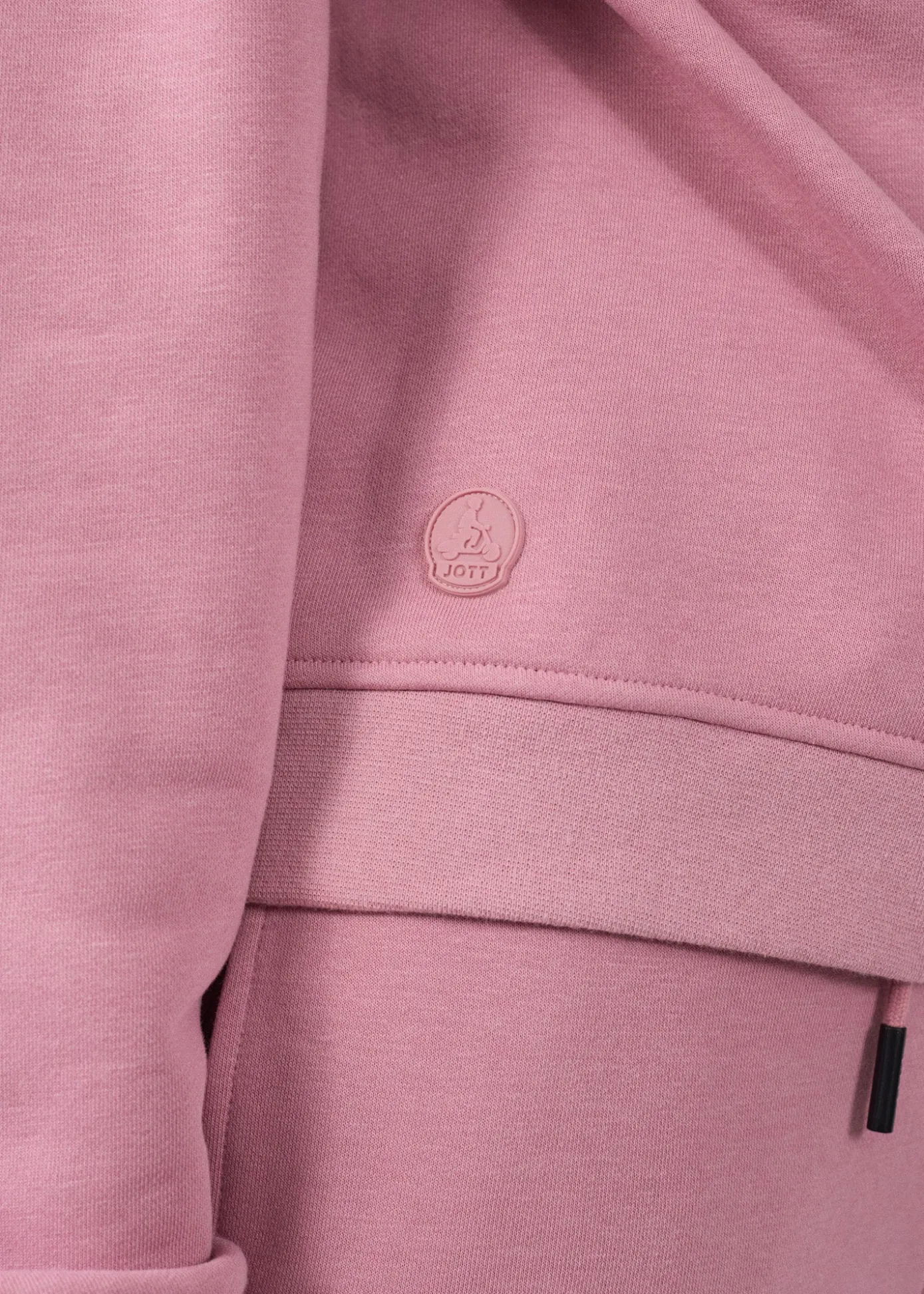 Sweatshirt demi-zippé Rose antique Line