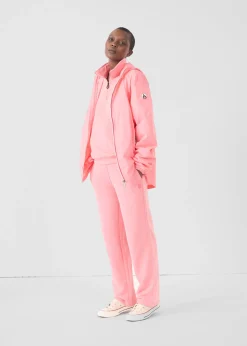Sweatshirt demi-zippé Vibrant pink Line