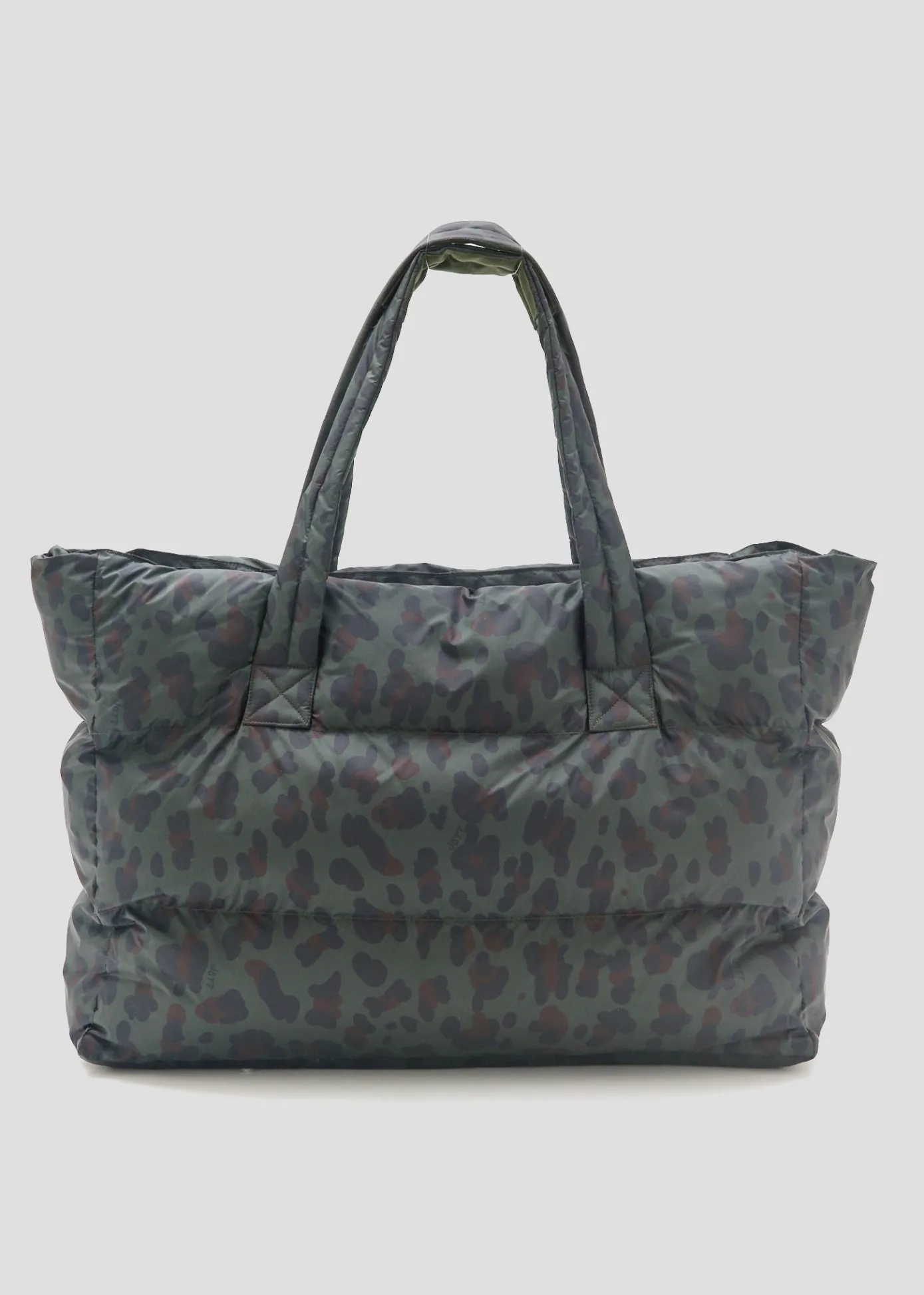 Tote-bag Army foncé léopard Leona print