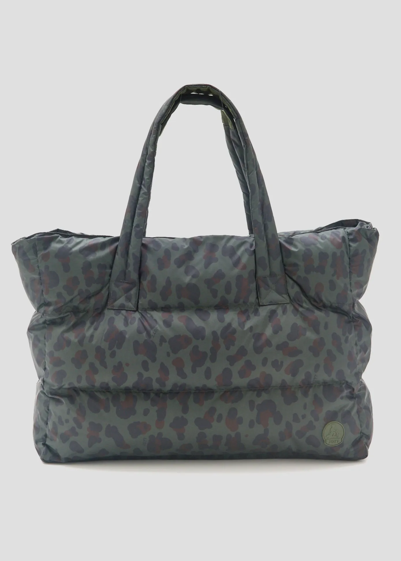 Tote-bag Army foncé léopard Leona print
