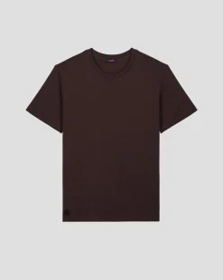 T-Shirt à col rond Café noir Petro