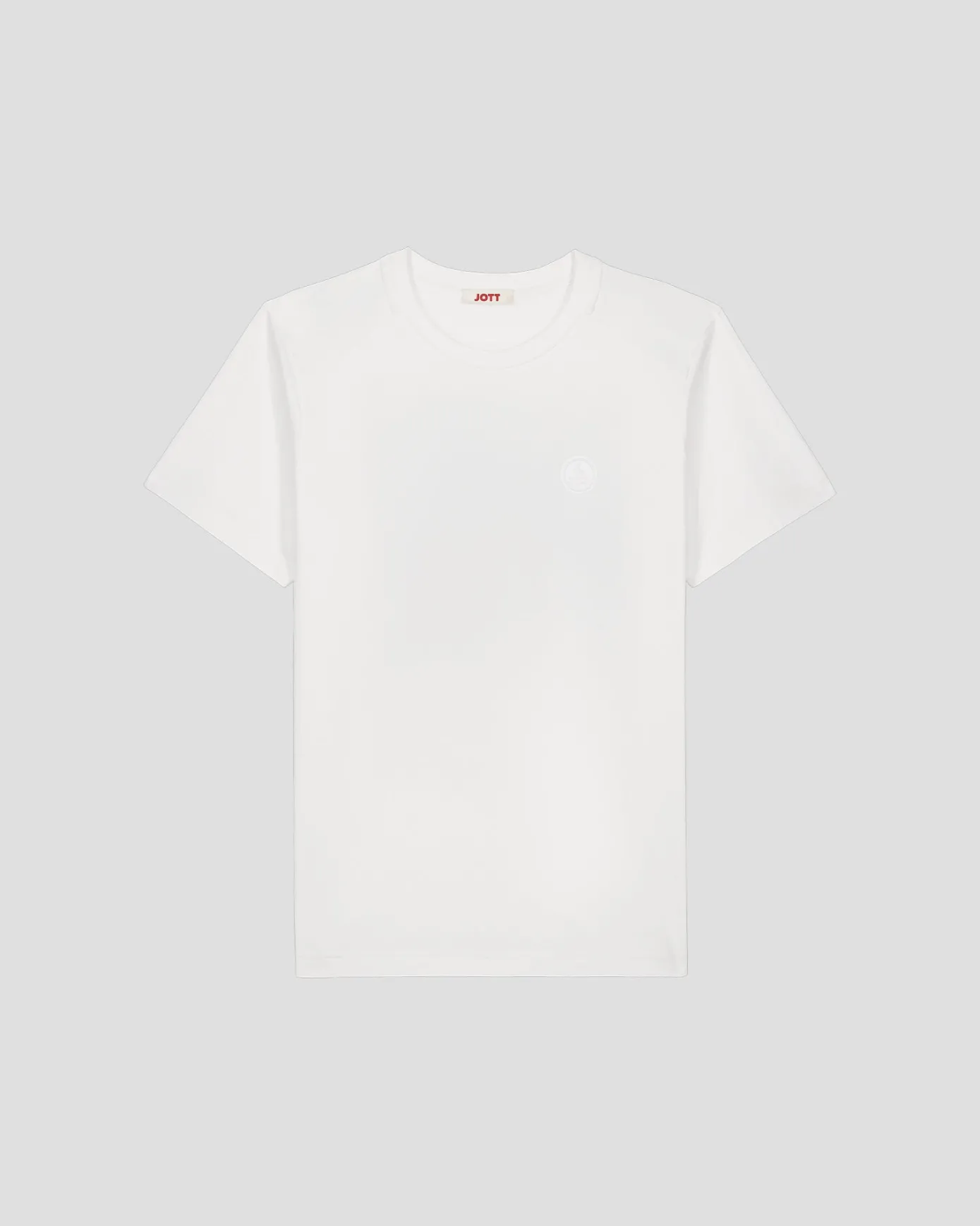 T-shirt col rond en coton Blanc Espar