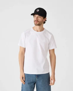 T-shirt col rond en coton Blanc Espar