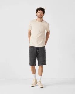 T-shirt col rond en coton Sable Espar