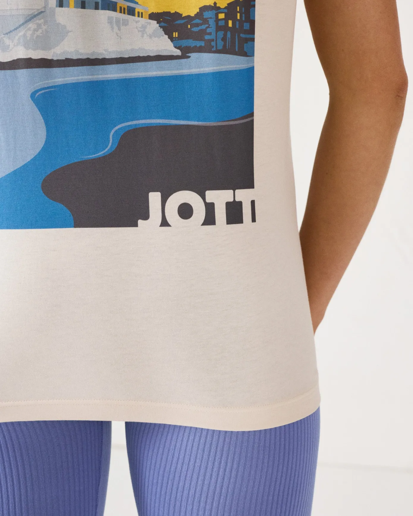 T-shirt col rond en coton Sable Espar