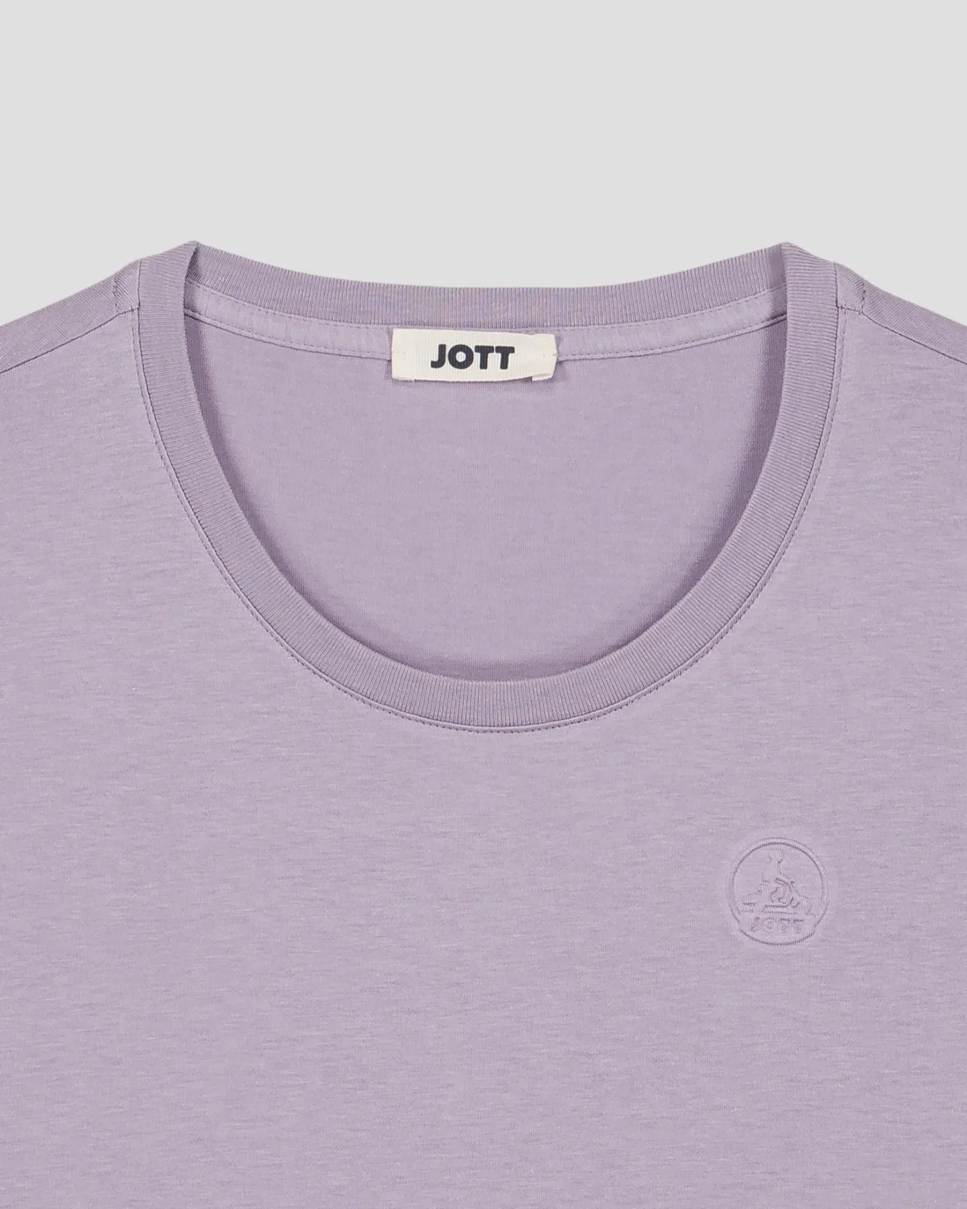 T-shirt à col rond femme en coton Encens violet Angel 2.0