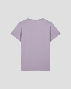 T-shirt à col rond femme en coton Encens violet Angel 2.0