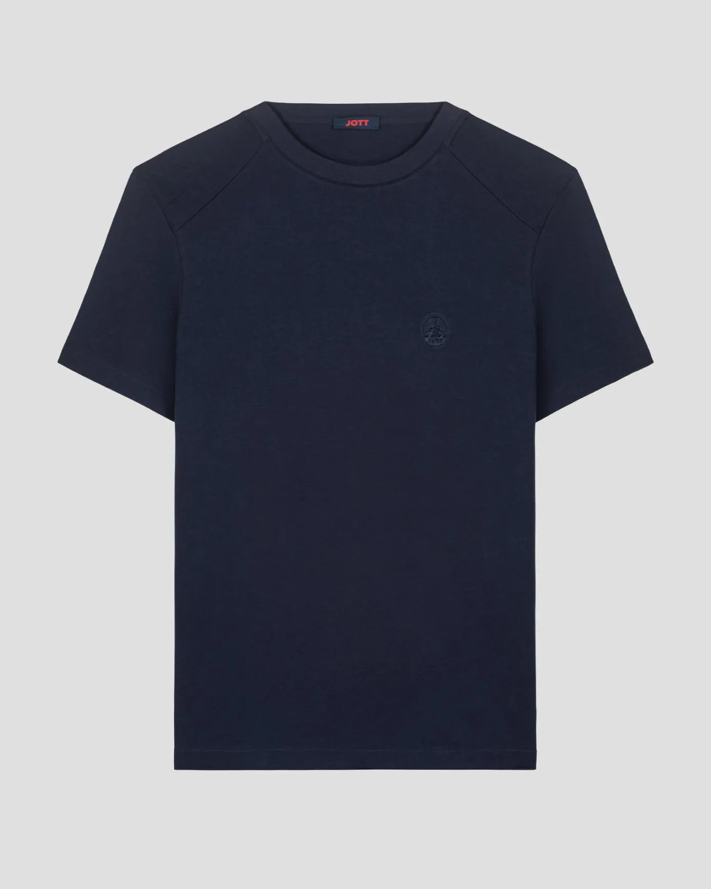T-shirt col rond homme en coton Marine Pedro
