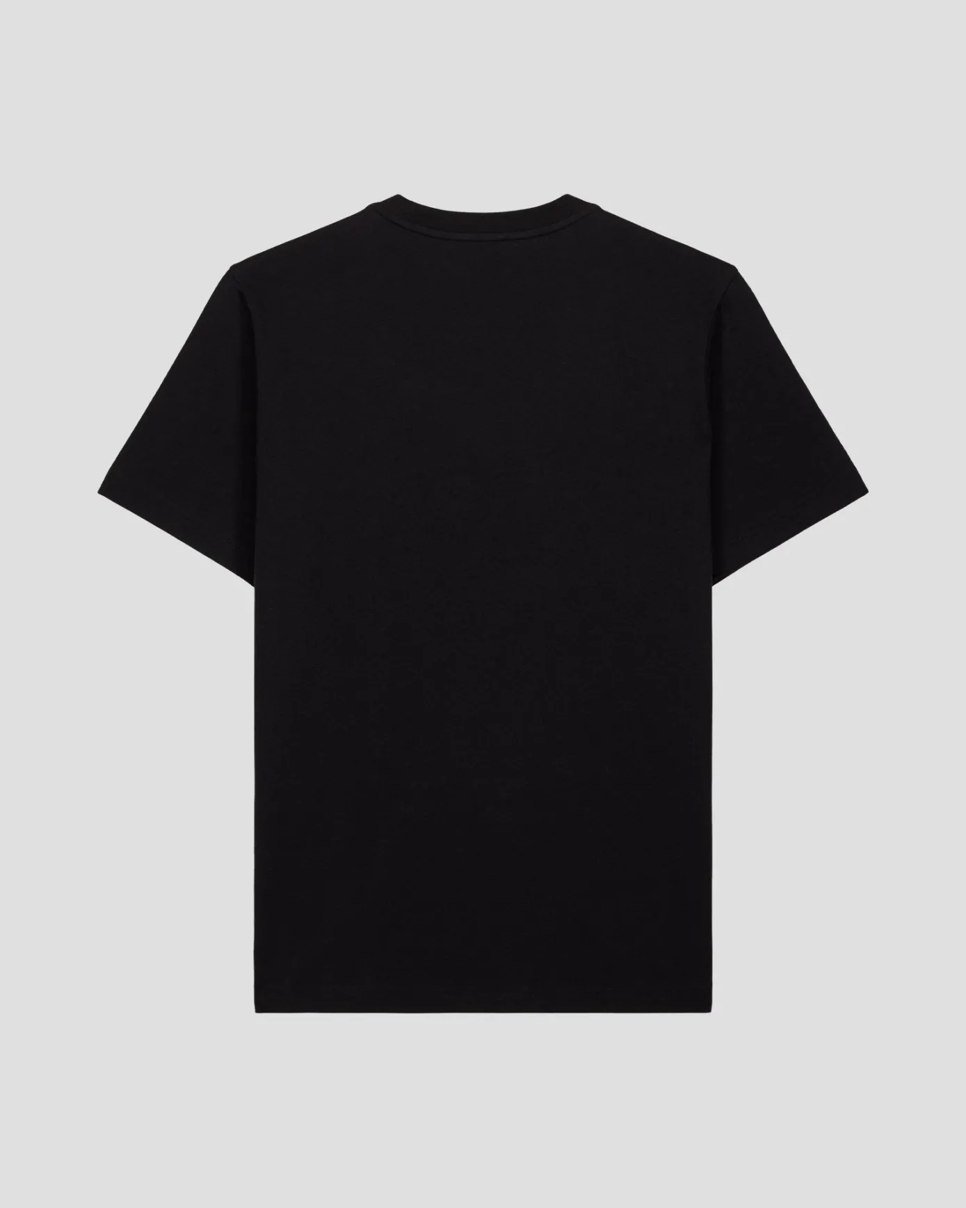 T-shirt col rond homme en coton Noir Pedro