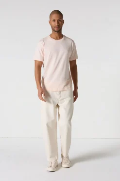 T-shirt à col rond homme en coton Salty nude Pedro