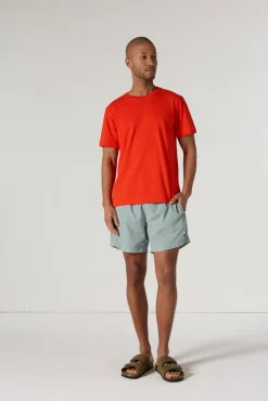 T-shirt à col rond homme en coton Coquelicot Pedro
