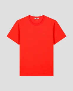 T-shirt à col rond homme en coton Coquelicot Pedro