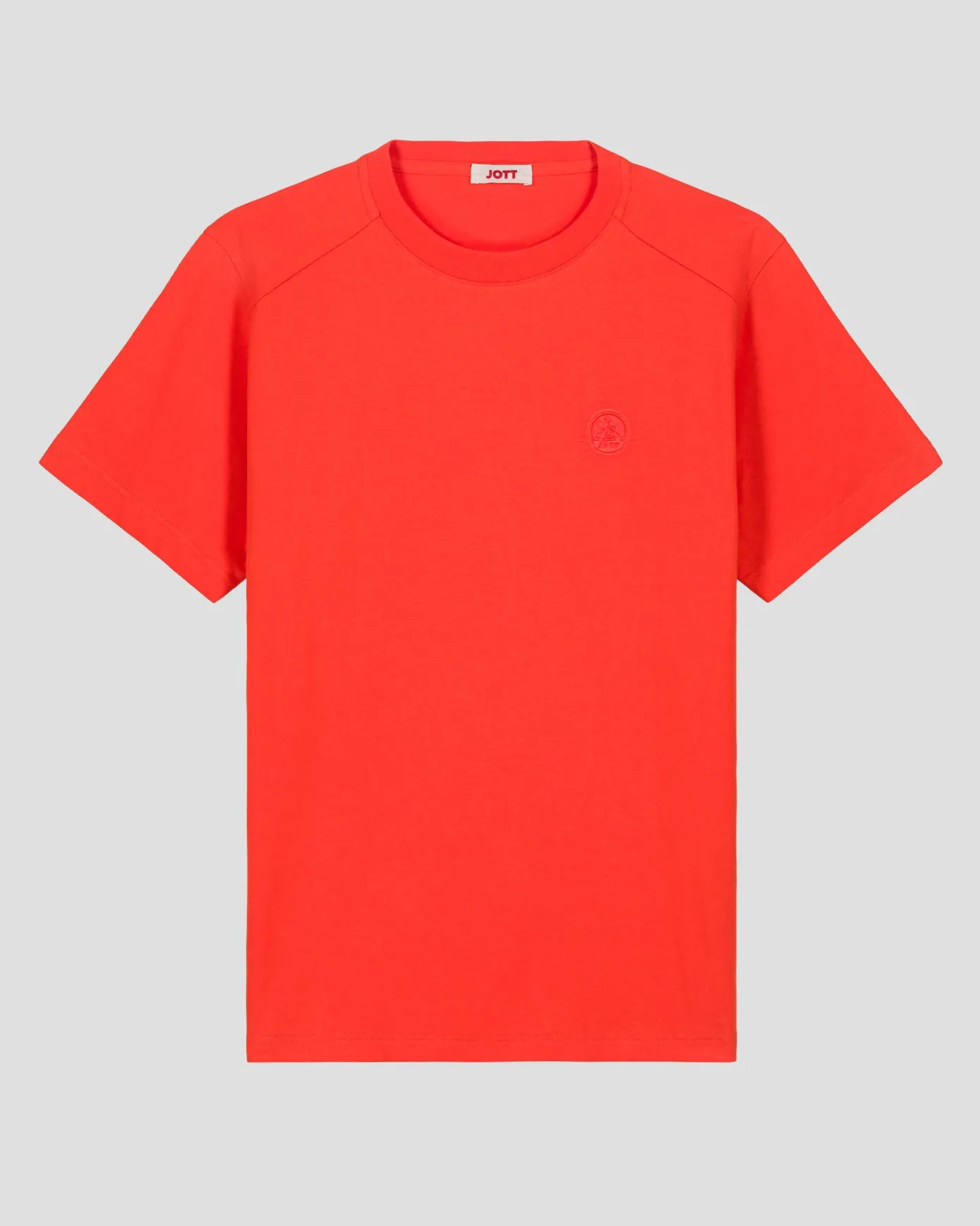 T-shirt col rond homme en coton Rouge feu Pedro