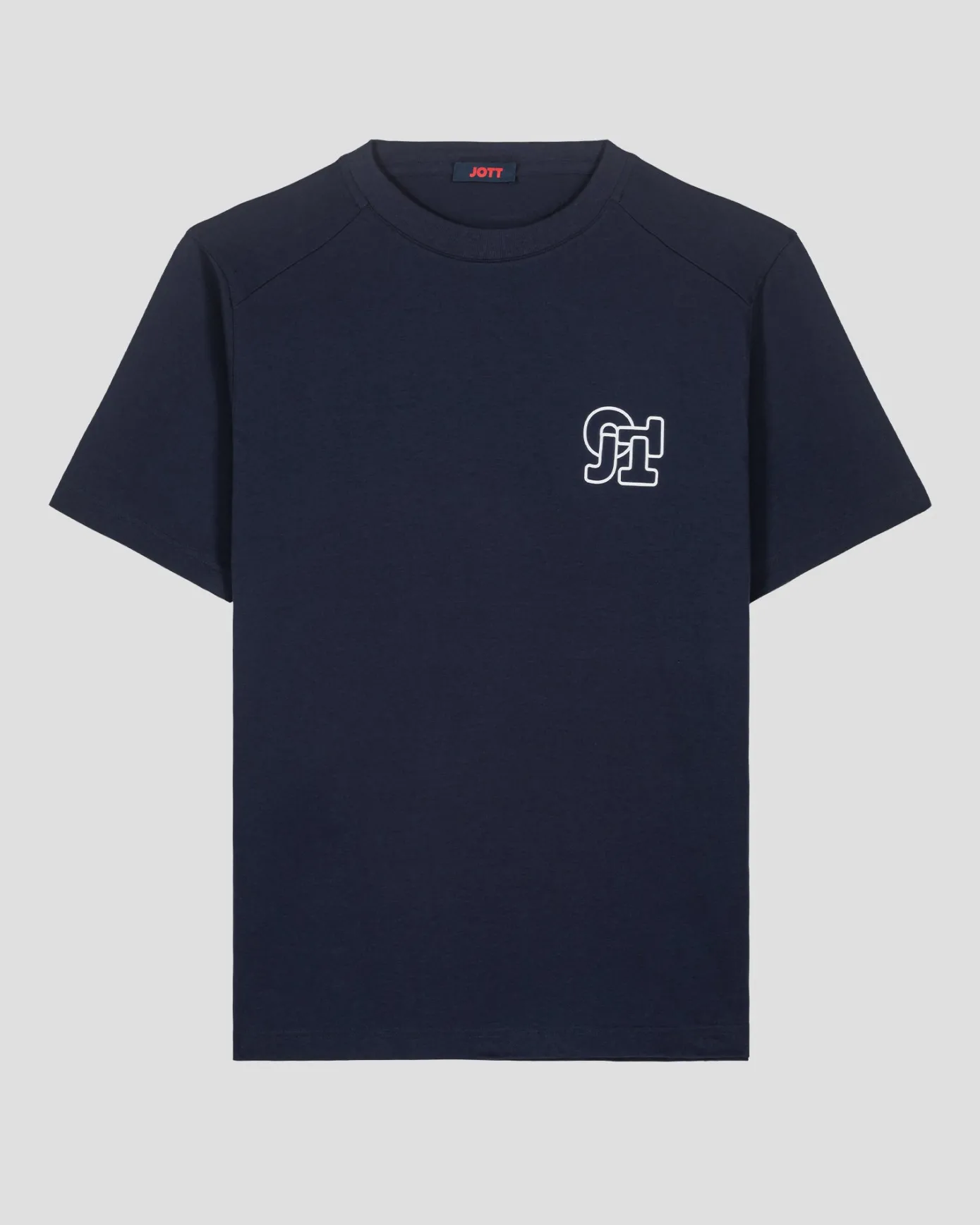 T-shirt col rond homme en coton Marine Pedro mono