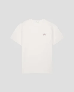 T-shirt col rond mixte Blanc Lipe