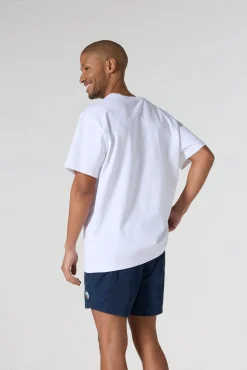 T-shirt col rond mixte Blanc Lipe