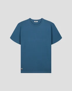 T-Shirt col rond mixte Bleu jeans Andrea