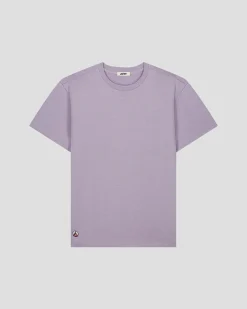 T-Shirt col rond mixte Encens violet Andrea