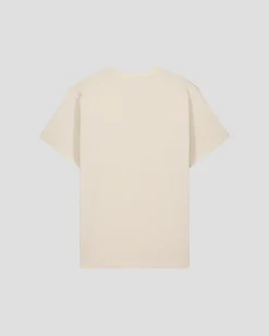 T-shirt col rond mixte imprimé Naturel Samet